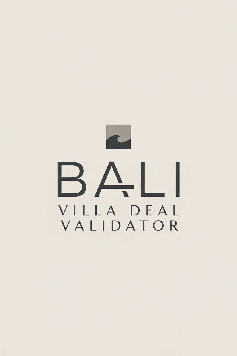 Bali Villa Deal Validator Logo